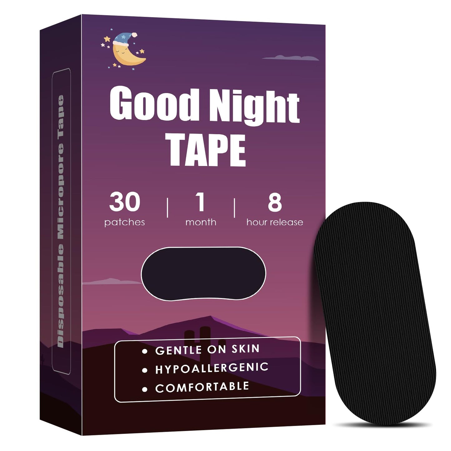 Premium Tape (30 Pack) - Pain Free Removal, Hypoallergenic, Latex Free & Gentle On Skin - Skin Friendly Adhesive Cotton Tape-Z19