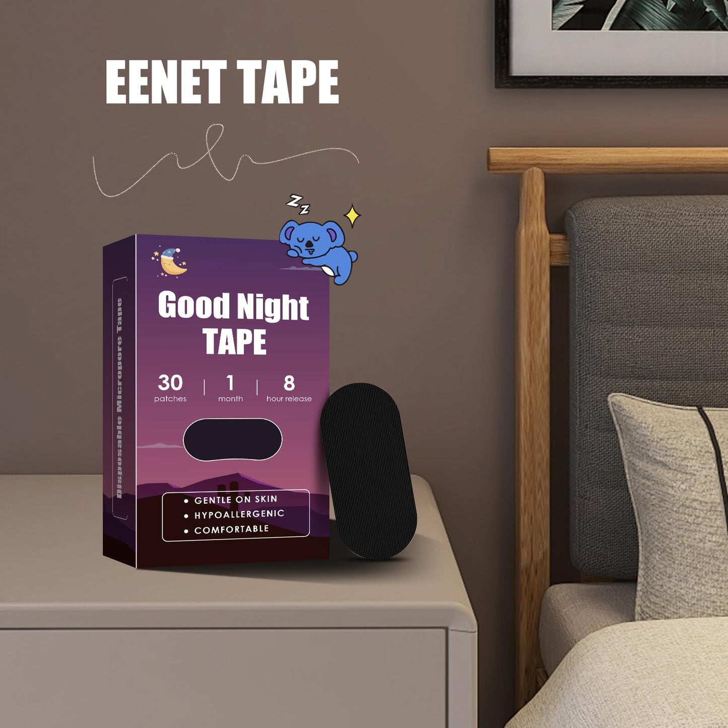 Premium Tape (30 Pack) - Pain Free Removal, Hypoallergenic, Latex Free & Gentle On Skin - Skin Friendly Adhesive Cotton Tape-Z19